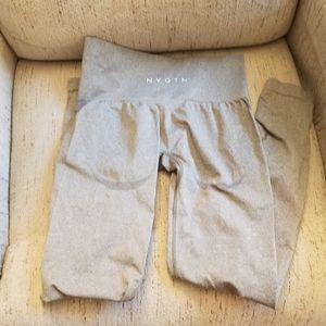 NVGTN khaki colors contour leggings